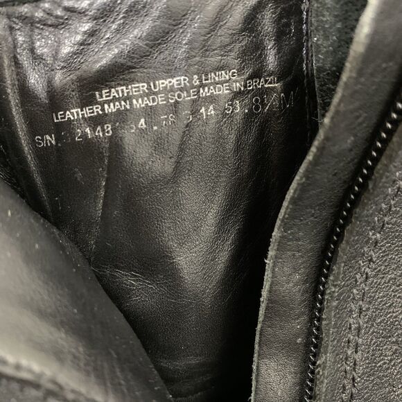 TORY BURCH LEATHER ANKLE BOOTIES BLACK ZIP-UP STRAP BUCKLE BOOTS SIZE 8.5 - Picture 13 of 15